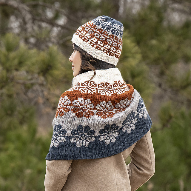 Floral Snood & Hat