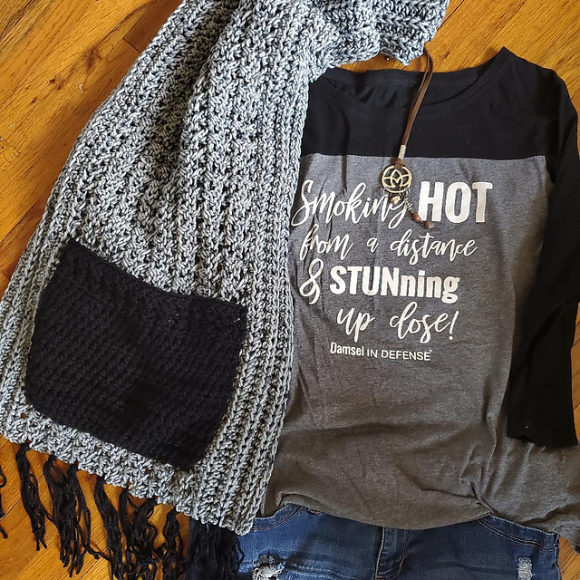 Wind Creek Pocket Shawl