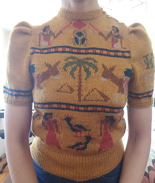 Egyptian Fair Isle Jumper