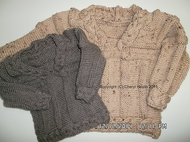 Curtis cable edged jumper