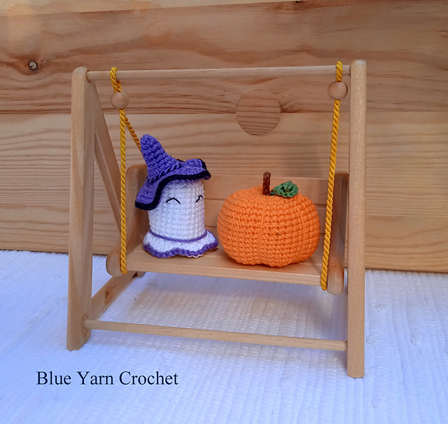 Halloween Pumpkin and Ghost Finger Puppet
