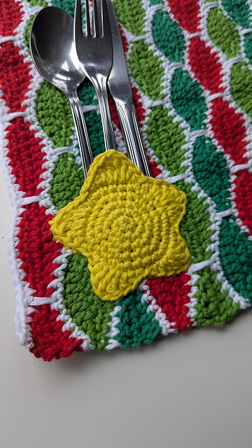 Crochet Christmas Placemat