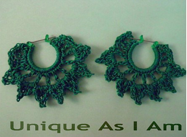 Picot Cluster Hoops