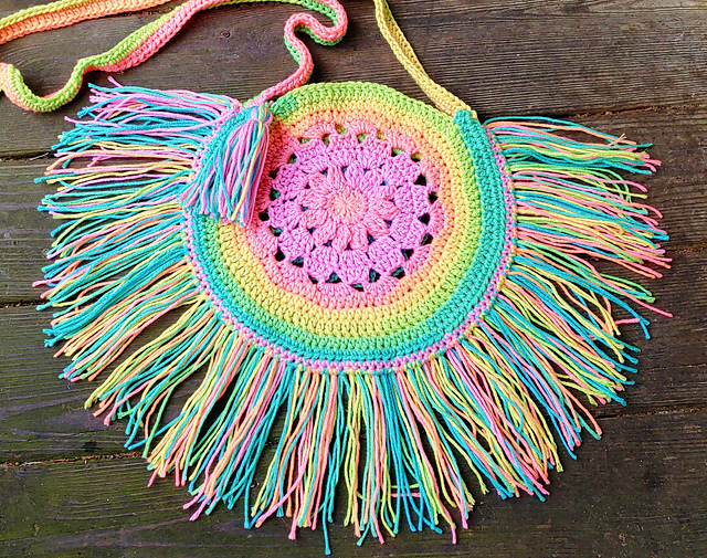 Boho Cross Body Fringe Bag