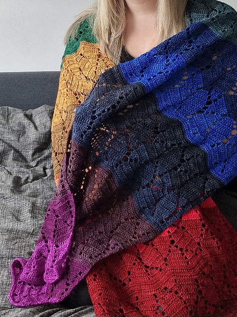 Until Next Time Wrap - Crochet