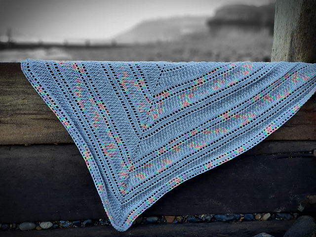 Silver Echos Shawl