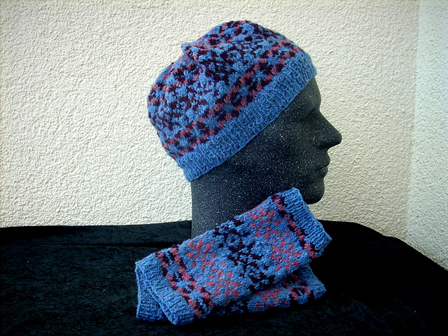 Stulpen und Mütze Katrin / Mitts and Cap Katrin