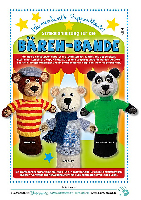 Blumenbunt's PUPPENTHEATER:»Bären-Bande«