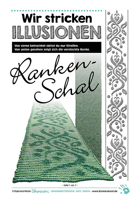 Wir stricken ILLUSIONEN — Ranken-Schal
