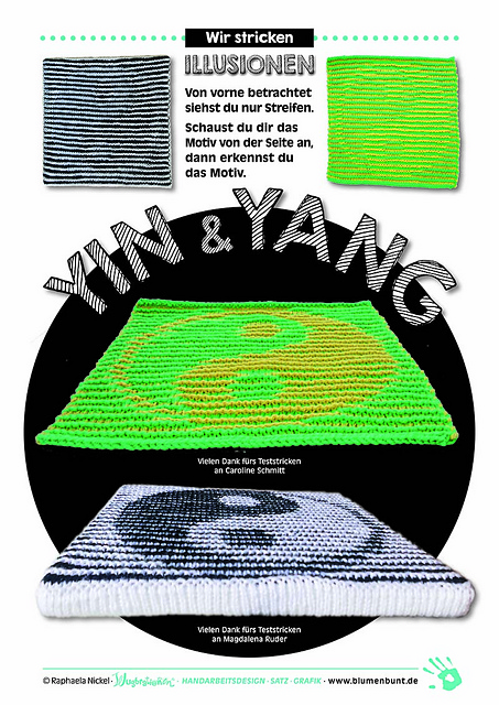 Wir stricken Illusionen — YIN & YANG