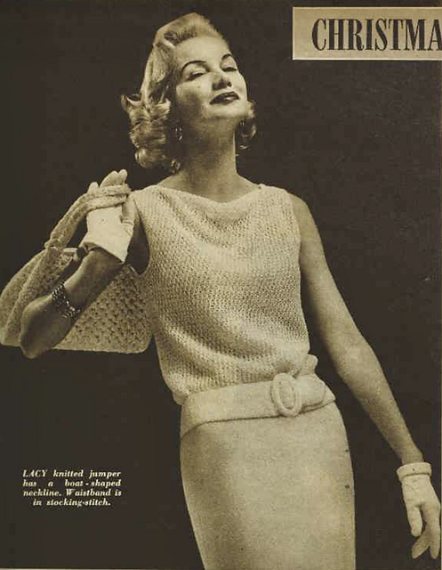 Lacy Knitted Jumper
