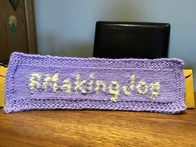 Knitted Nameplate
