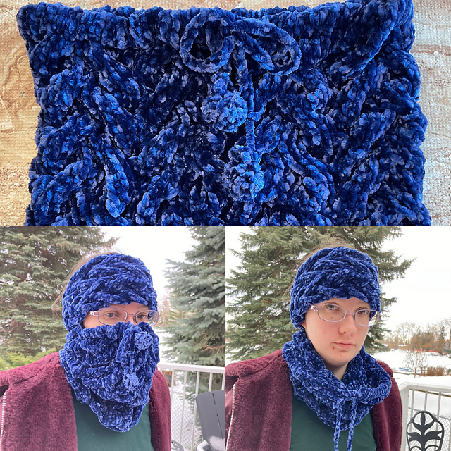 Velvet Waves Cowl
