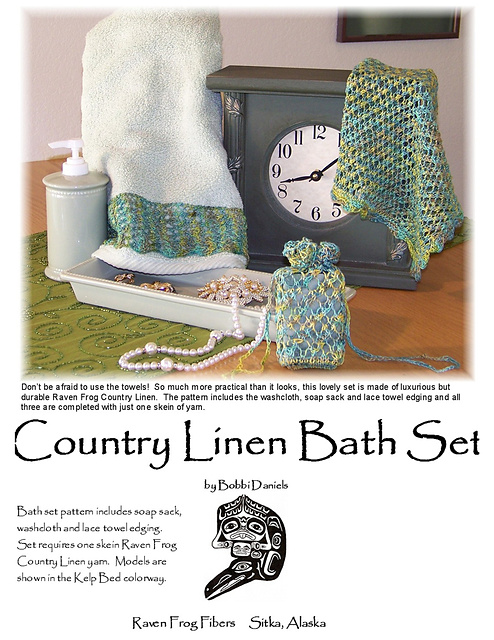 Country Linen Bath Set