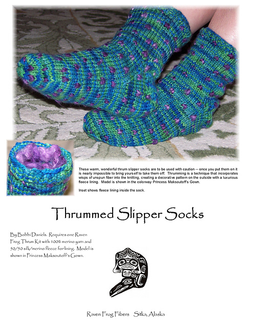 Thrummed Slipper Socks