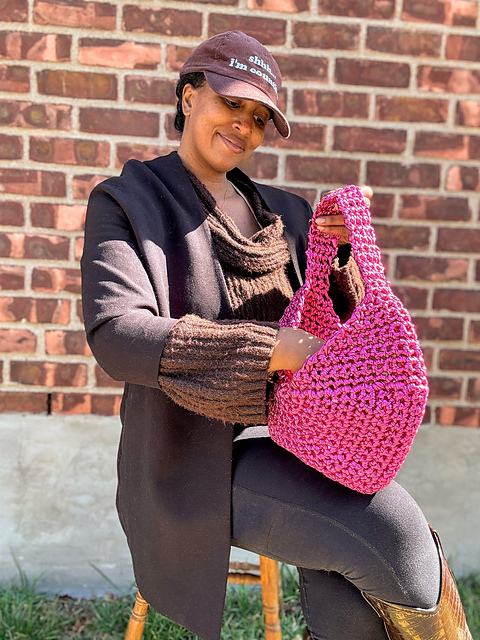 Crochet Crescent Bag