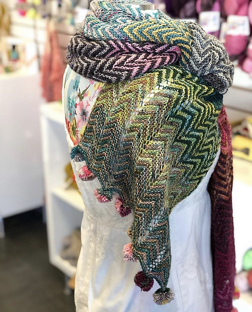 Motley Zags Advent Scarf