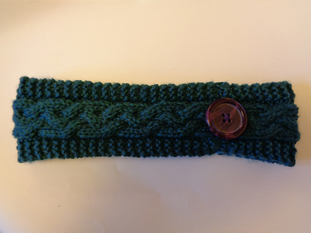 Cable Knitted Headband