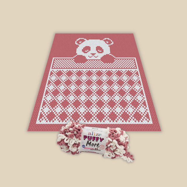 Sleeping Panda blanket