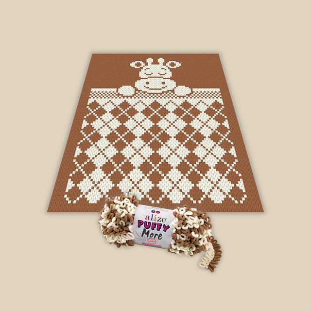 Giraffe Rhombus blanket
