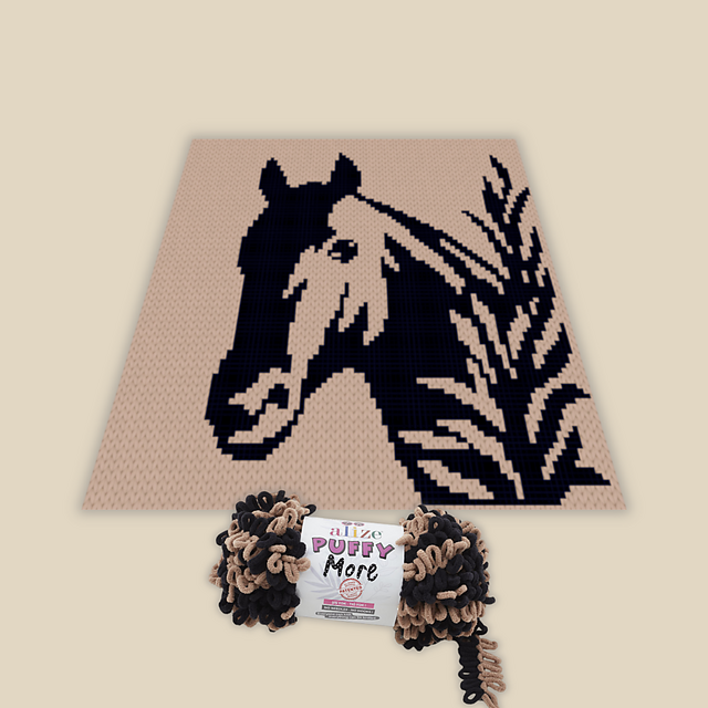 Black Horse blanket