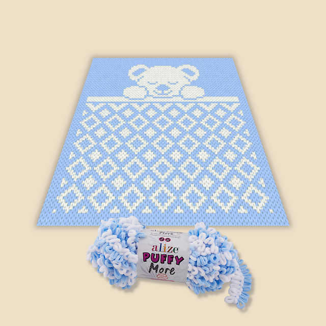 Sleeping bear blanket