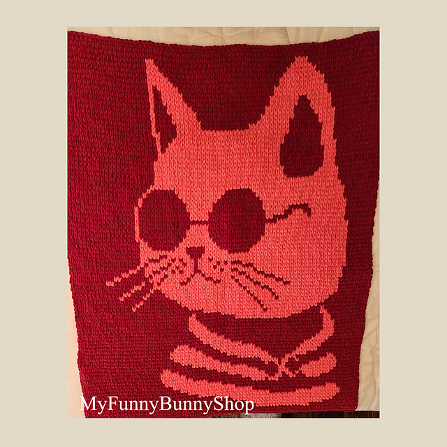 Glamorous Cat blanket
