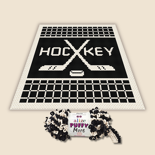 Hockey Themed blanket