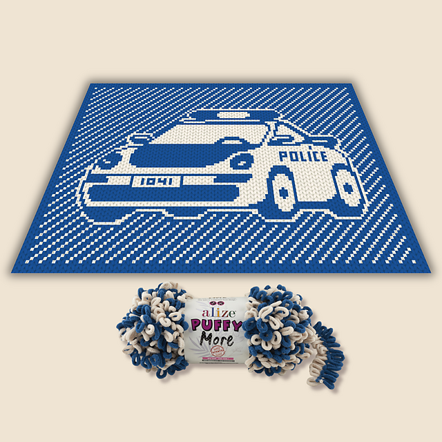 Police Car blanket