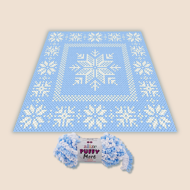 Snowflakes blanket