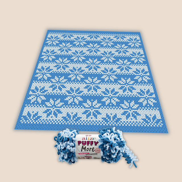 Winter stars blanket