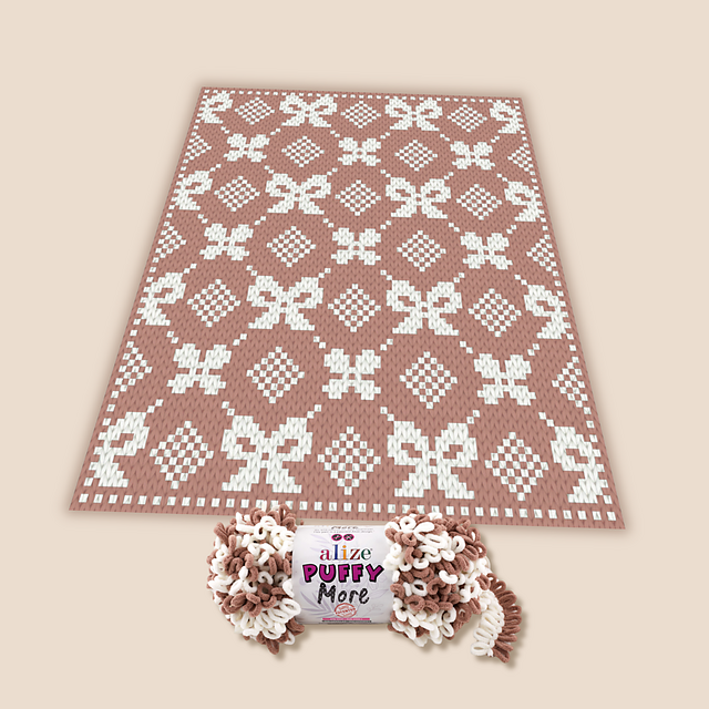 Bows & Rhombus Blanket