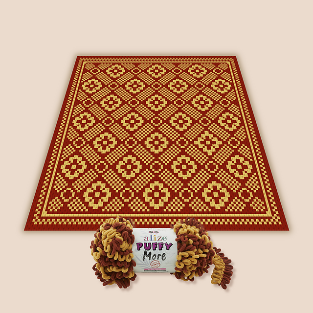 Rhombus Mosaic blanket