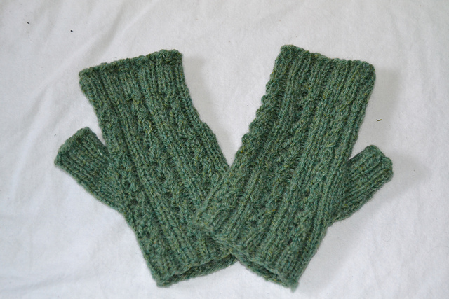 Bølgetop Fingerless mittens