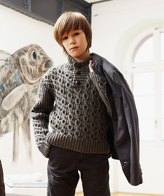 Child's Cable Knit Sweater