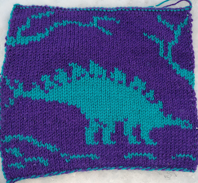 Stegosaurus Blanket Square