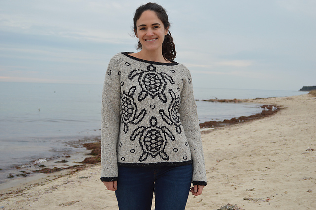 Ravelry: Sea Turtles Pullover pattern by Annie Lupton