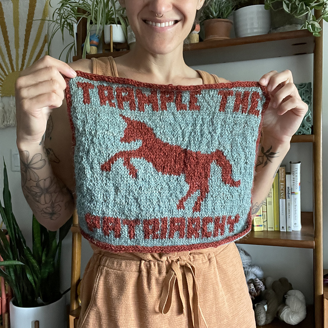 Trample the Patriarchy Banner