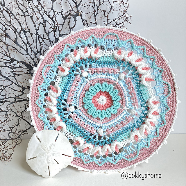 Coral Waves Mandala