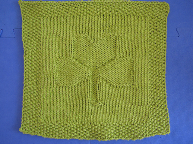 Shamrock Washcloth