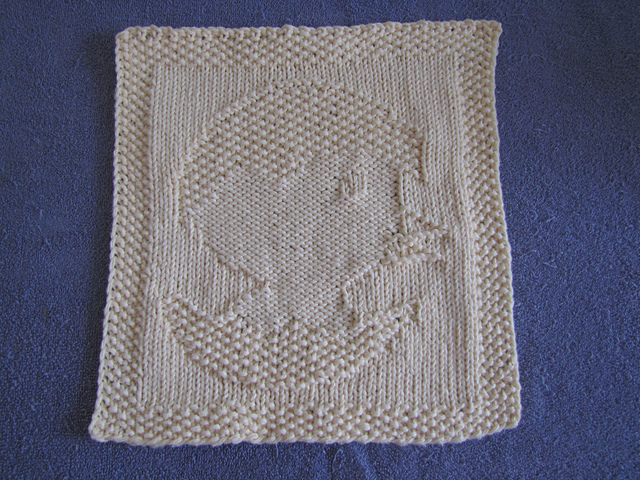 Spring Chicken Washcloth