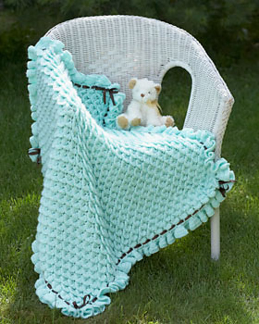 Crocodile Stitch Baby Blanket