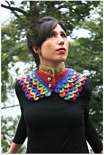 Crocodile Stitch Cowl