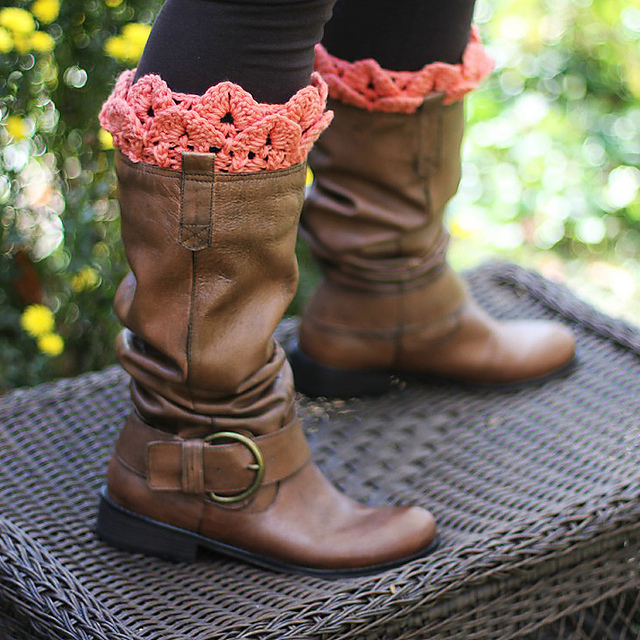 Crocodile Stitch Boot Toppers
