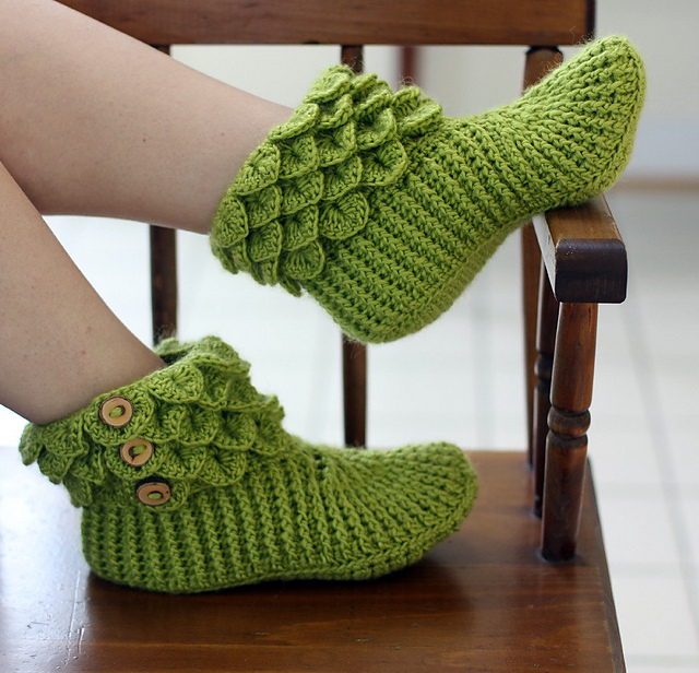 Bottines Point Crocodile (Taille Adulte)