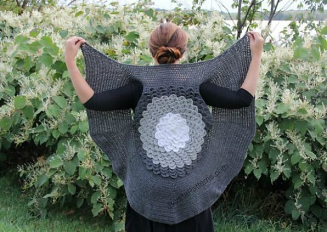 Crocodile Stitch Circular Vest