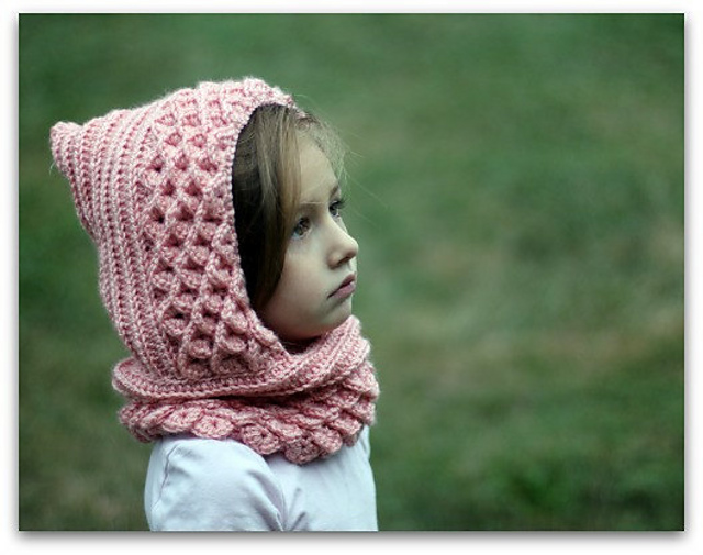 Crocodile Stitch Hood (Kids)