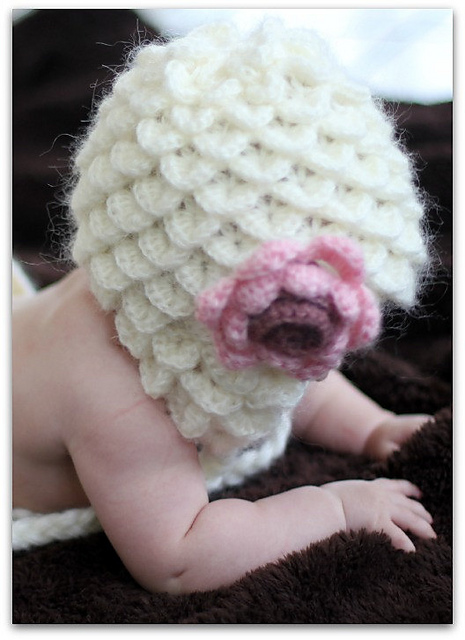 Crocodile Stitch Earflap Hat