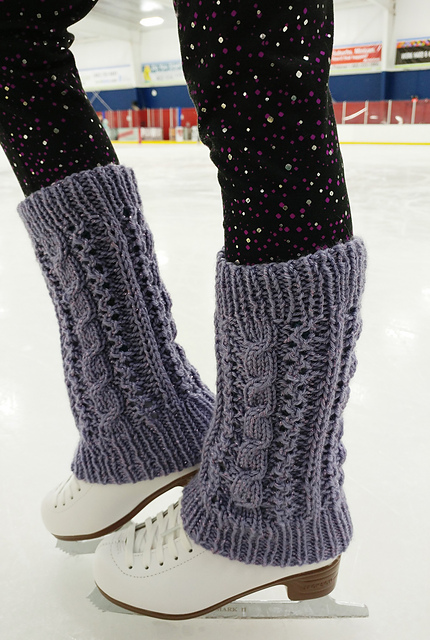 Shine on the Ice leg warmers