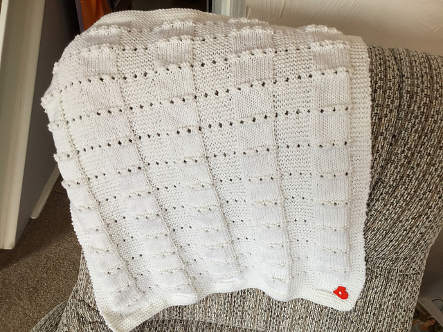 Baby Eyelet Blanket